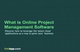 What is online project management software