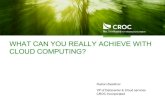 What Can You Really Achieve With Cloud Computing?