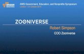 AWS Government, Education, and Nonprofits Symposium London, United Kingdom Luncheon Address - Zoouniverse