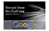 Google docs for Teachers by Stu Hasic (March 2012)