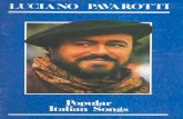 Luciano Pavarotti - Popular Italian Songs Songbook)