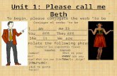 Interchange 1. Unit 1: Please Call Me Beth