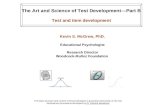 Applied Psych Test Design: Part B - Test and Item Development