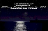 CPO LEADERSHIP (Chapter 3 NAVEDTRA 12144)