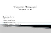 Transaction management transparencies