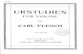 carl flesch - urstudien für violine (german - français - english)