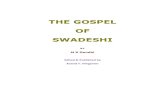 The Gospel of Swadeshi