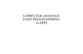 Computer Assisted Part Programming