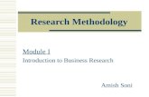 Research Methodology - Module I
