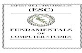 Fundamentals of Computer Studies