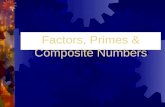 Factors primes composites