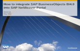 How to Integrate SAP Business Objects BI4.0 Into SAP NW EP