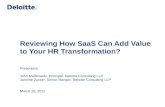 Deloitte_SaaS Enabled HR Transformation March 2011 Final