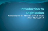 Introduction to Digitisation