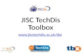 Unpacking the JISC Techdis Toolbox