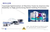 Application TOSCA ANSYS Optimization of Machine Tools