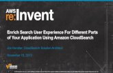 Amazon Cloudsearch Session With Elsevier: re:Invent 2013