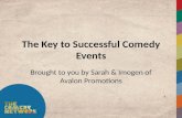 The Key to Successful Comedy Events