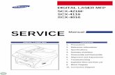 Service Manual for Samsung MFP SCX 4016F 4216F