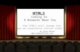 HTML 5-  Changing the Way You Watch Videos