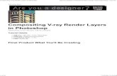 Com Positing v-Ray Render Layers in Photoshop