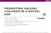 Promoting Raising Children in a Digital Age for Church & Media Network Conference