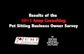 2013 Jump Consulting Pet Sitting Business Owner Survey