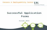 Successful Application Forms