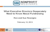 What Executive Directors Desperately Need to Know About Fundraising