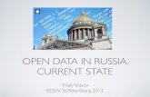 Vlasov Vitaly - Open Data in Russia. Current state