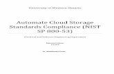 Automate cloud storage standards compliance (NIST 800-53)