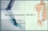 Range of motion ( ROM ) by Verar