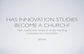 Has Innovation Studies Become a Church?