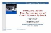 Software 2008: The Convergence of Open Source & SaaS