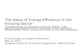 ECCE Webinar: The Value of Energy-Efficiency in the Housing Sector