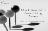 Black Mountain Capabilities Presentation