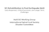 Oconnell sci rehab in post eq haiti crdr.disaster.symp.isprm11