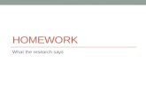 Homework research
