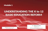 Understanding k to 12 Enhanced Basic Education