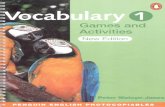 Vocabulary games and activities 1 (penguin books, 2nd ed)