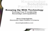 Keeping up with technology   evolving your it leadership knowledge and capabilities by dave cunningham aug 2007
