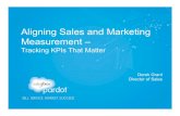Aligning Sales and Marketing Measurement - Tracking KPIs that Matter