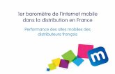 1er Baromètre de la présence de sites mobiles dans le Retail en France