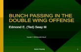 Bunch Passing In The Double Wing Offense