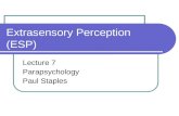 Extrasensory Perception (Esp)