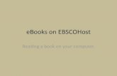 eBooks on EBSCOHost - How to read from your computer