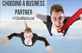 How To Choose A Business Partner