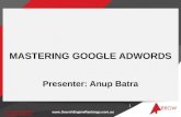 Mastering Google AdWords