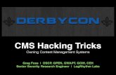 CMS Hacking Tricks - DerbyCon 4 - 2014