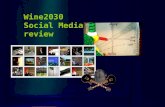 Social media review wine2030